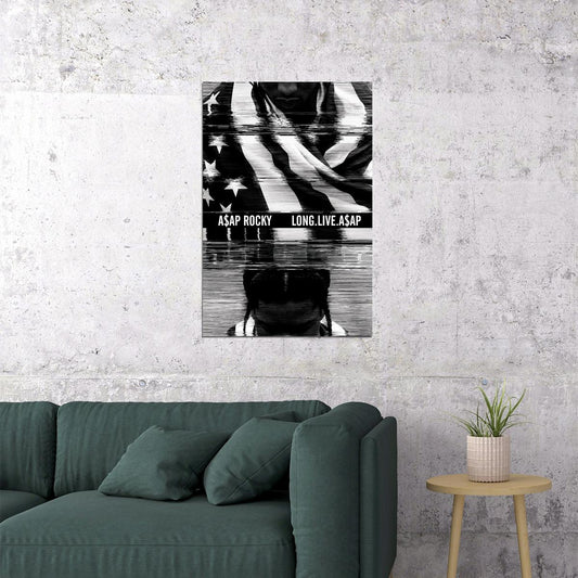 Asap Rocky Long Live Asap Rap Artist Music 2020 Poster Wall Art Print Home Wall Decor - xonomax