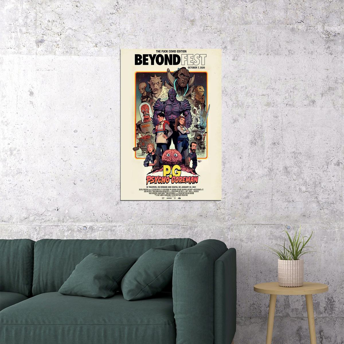 Psycho Goreman Movie Science Fiction Horror Comedy Poster Wall Art Print Home Wall Decor - xonomax