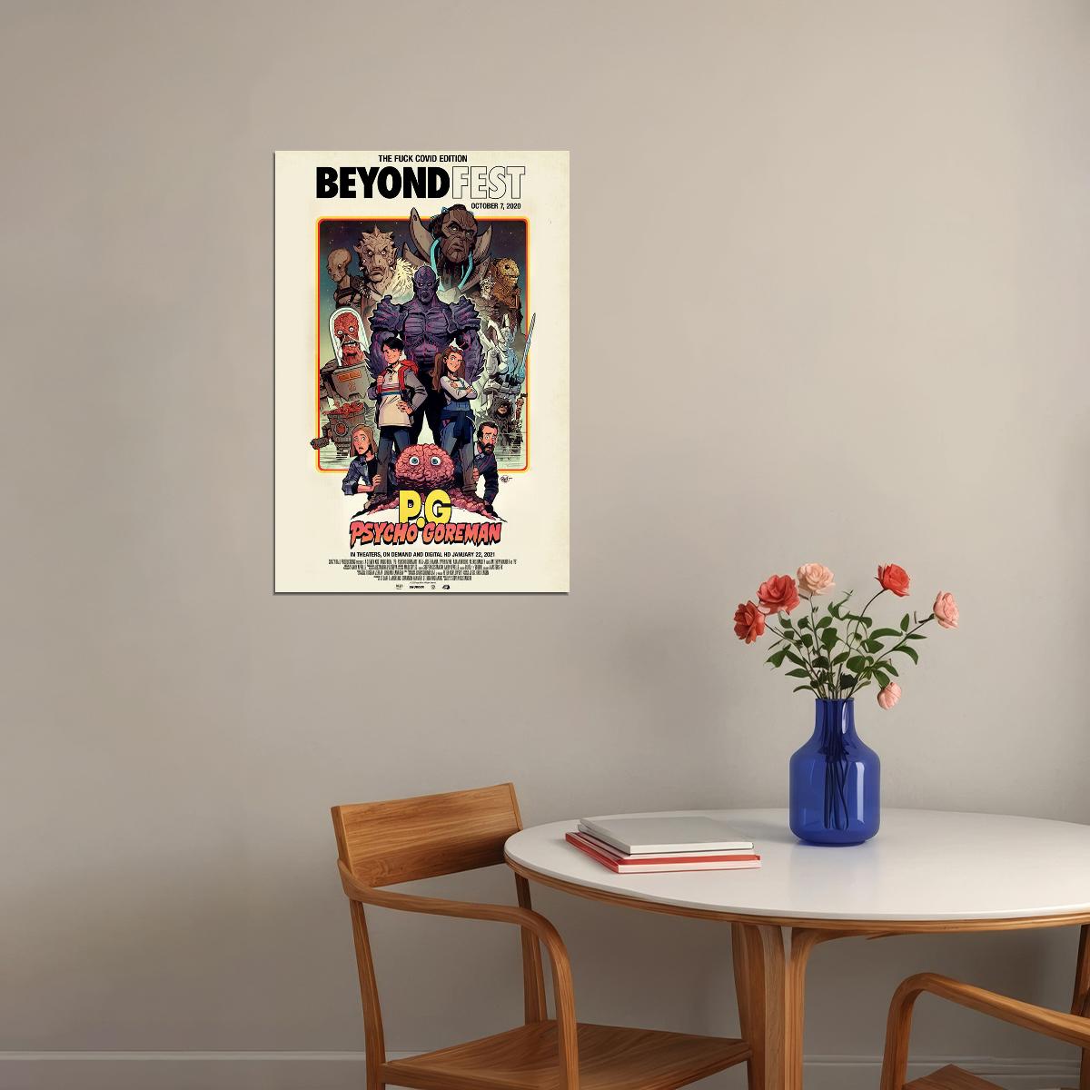 Psycho Goreman Movie Science Fiction Horror Comedy Poster Wall Art Print Home Wall Decor - xonomax