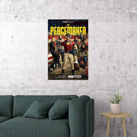 Peacemaker Movie Action Adventure Comedy Poster Wall Art Print Home Wall Decor - xonomax