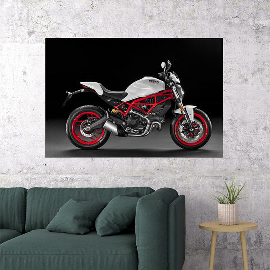 Ducati Monster Sports Motorcycle Expensive Poster Wall Art Print Home Wall Decor - xonomax