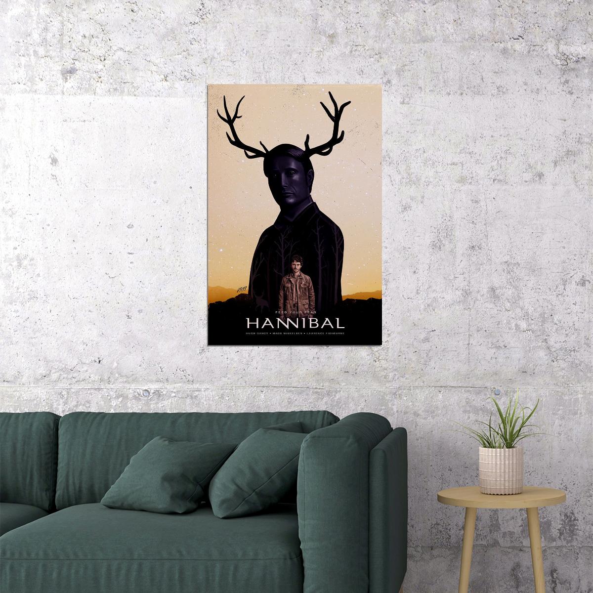 Hannibal Movie Crime Thriller Horror Poster Wall Art Print Home Wall Decor
