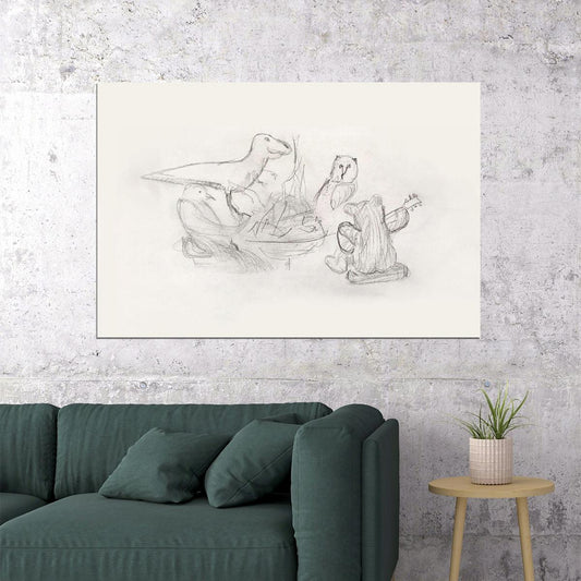 Big Thief Dragon New Warm Mountain I Believe In You Poster Wall Art Print Home Wall Decor - xonomax