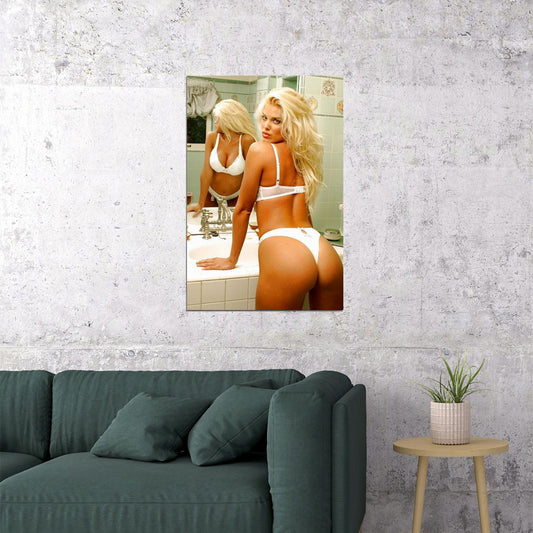 Victoria Silvstedt Hot Beauty In The Shower Poster Wall Art Print Home Wall Decor - xonomax
