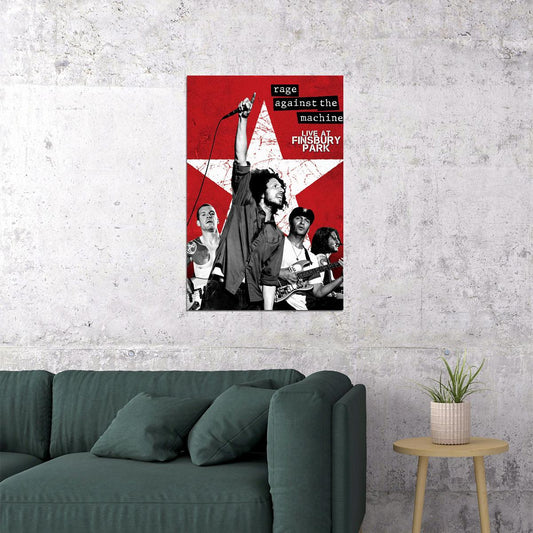 Rage Against The Machine Music Group Poster Wall Art Print Home Wall Decor - xonomax