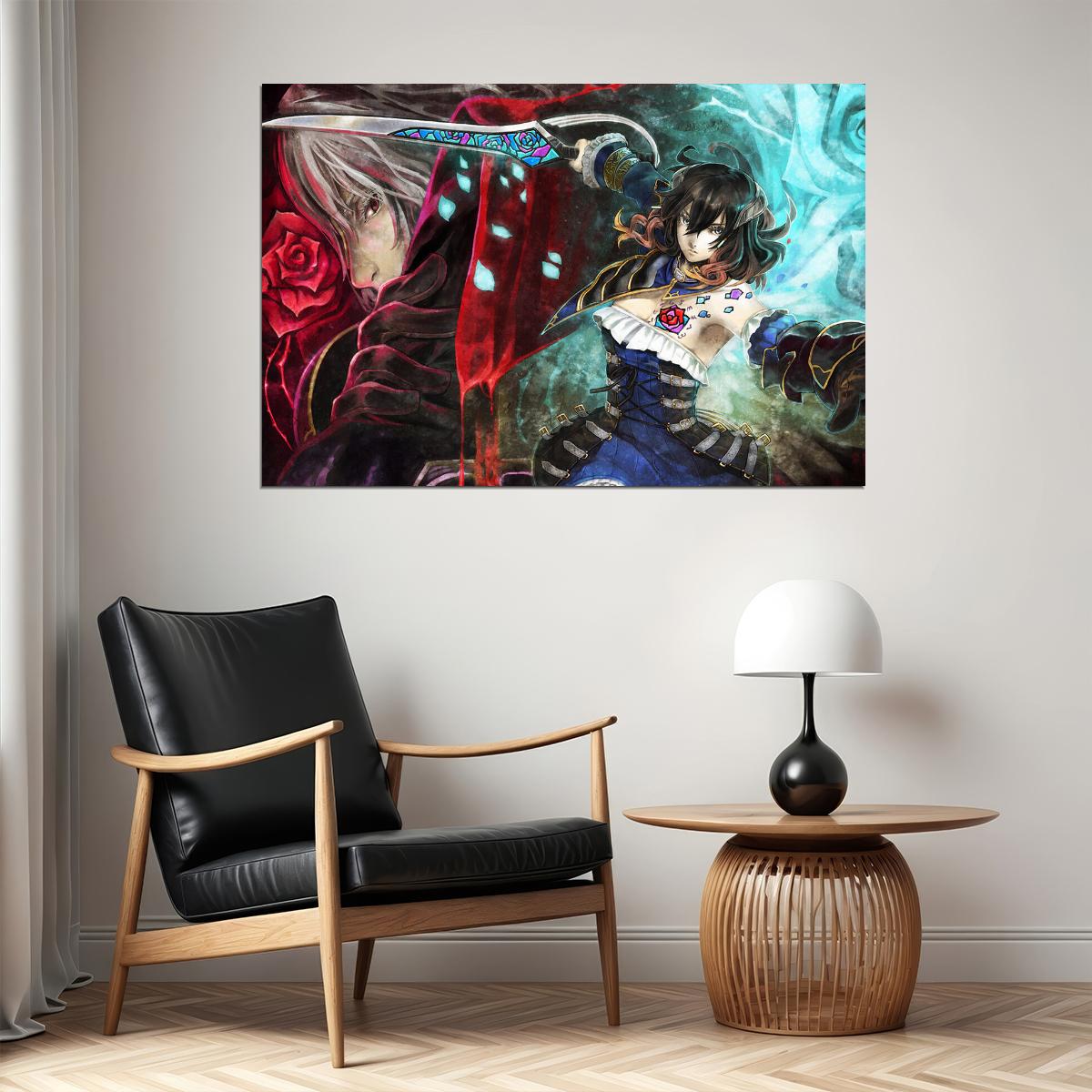 Bloodstained Ritual Of The Night Video Game Poster Wall Art Print Home Wall Decor