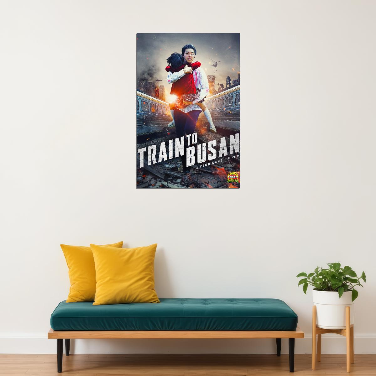 Train To Busan Peninsula Korean Movie Poster Wall Art Print Home Wall Decor