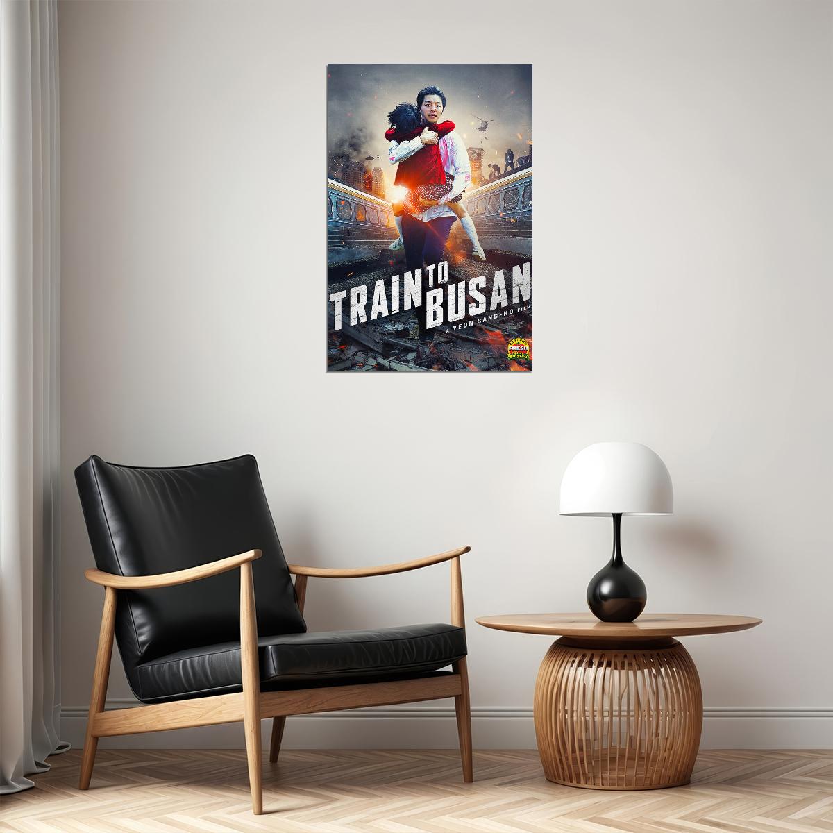 Train To Busan Peninsula Korean Movie Poster Wall Art Print Home Wall Decor