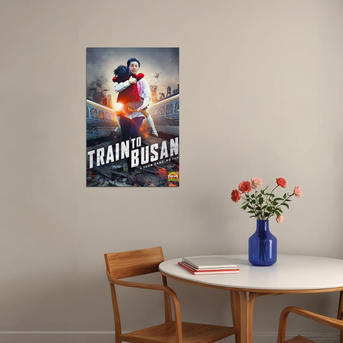 Train To Busan Peninsula Korean Movie Poster Wall Art Print Home Wall Decor