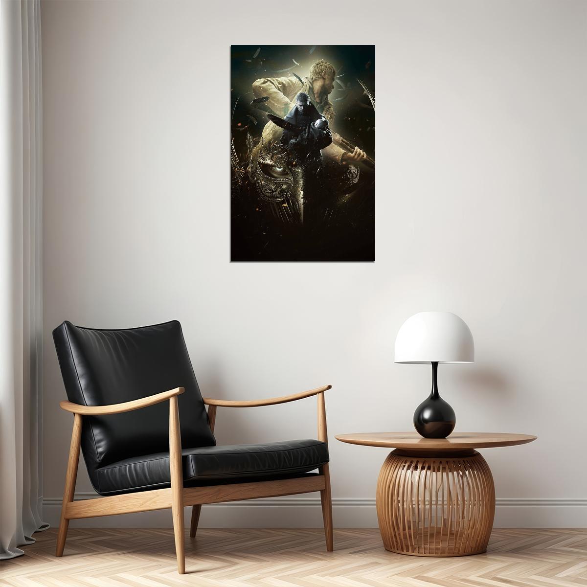 Resident Evil 8 Village Key Lady Dimitrescu Game Poster Wall Art Print Home Wall Decor
