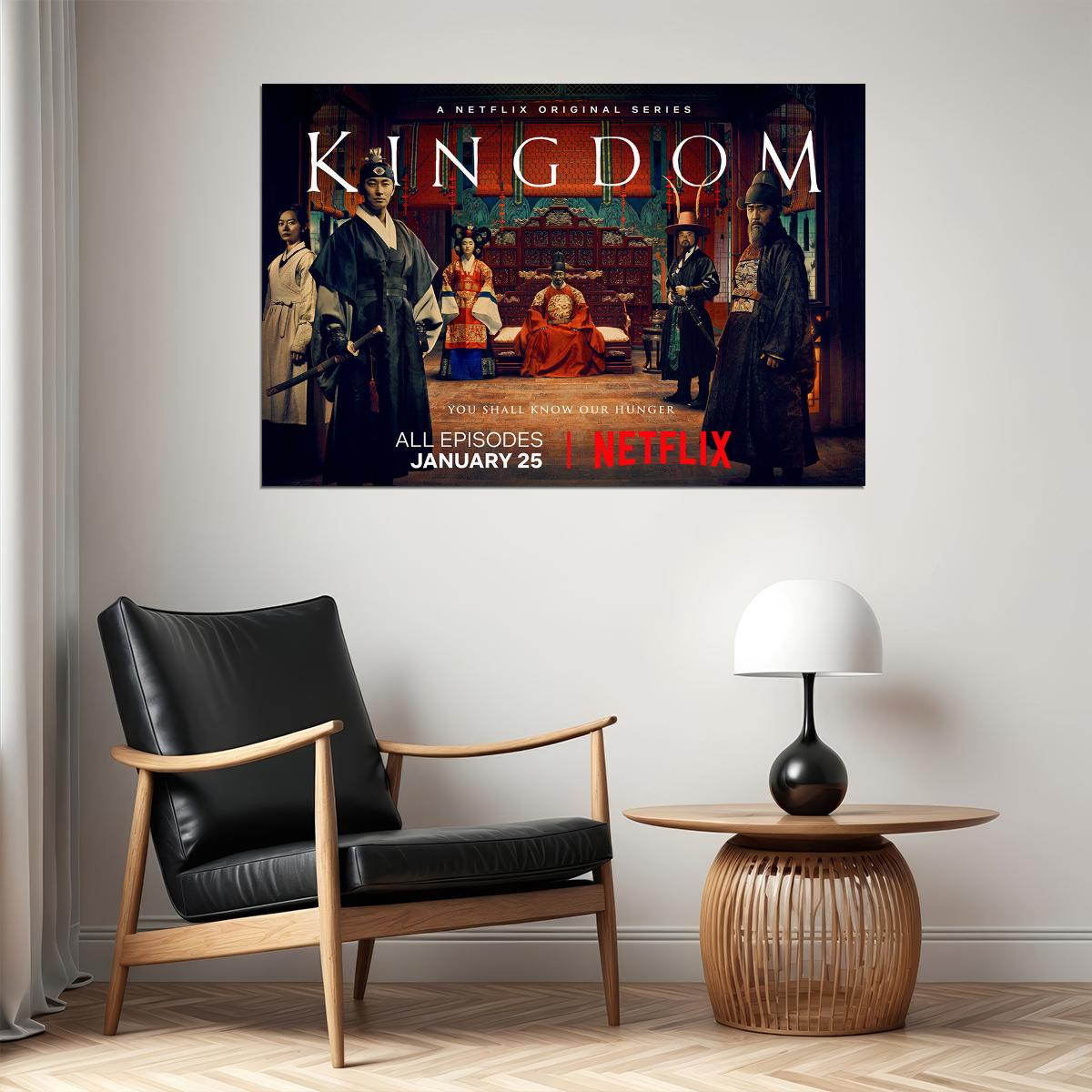 Kingdom Fight Zombie Korean Tv Movie Action Poster Wall Art Print Home Wall Decor