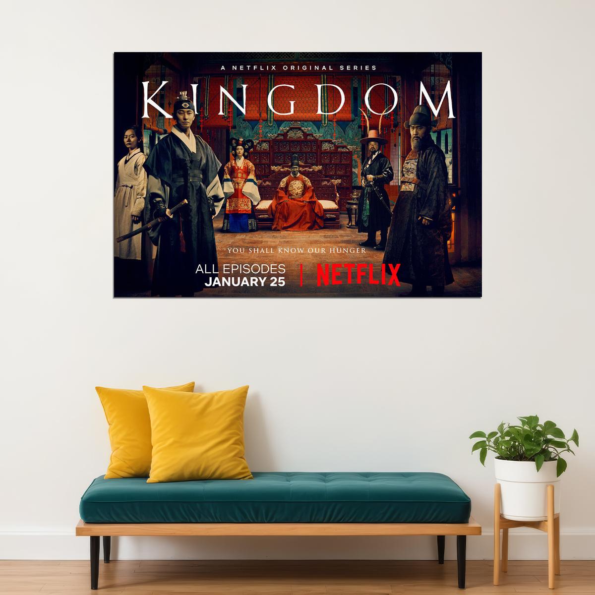 Kingdom Fight Zombie Korean Tv Movie Action Poster Wall Art Print Home Wall Decor