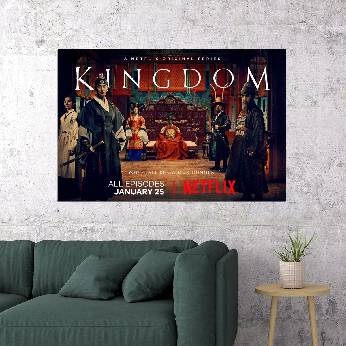 Kingdom Fight Zombie Korean Tv Movie Action Poster Wall Art Print Home Wall Decor