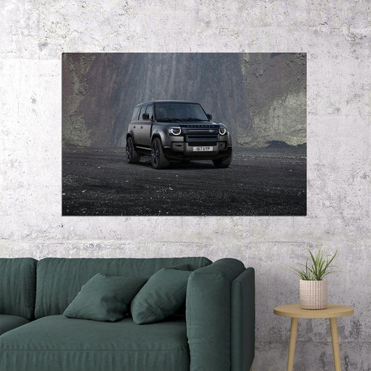 Land Rover Defender 110 V8 Carpathian Edition Poster Wall Art Print Home Wall Decor - xonomax