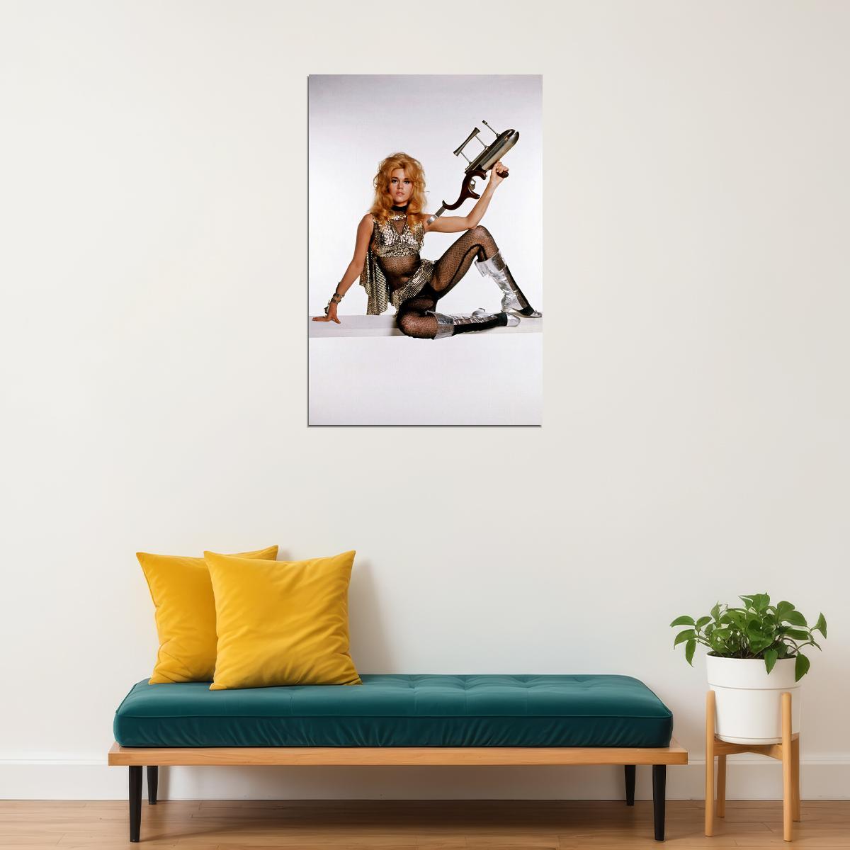 Jane Fonda As Barbarella Photo Poster Wall Art Print Home Wall Decor