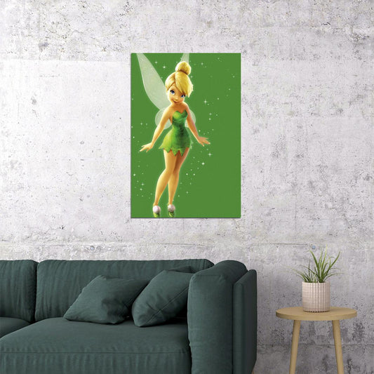 Tinker Bell Fairy Family Animation Movie Poster Wall Art Print Home Wall Decor - xonomax