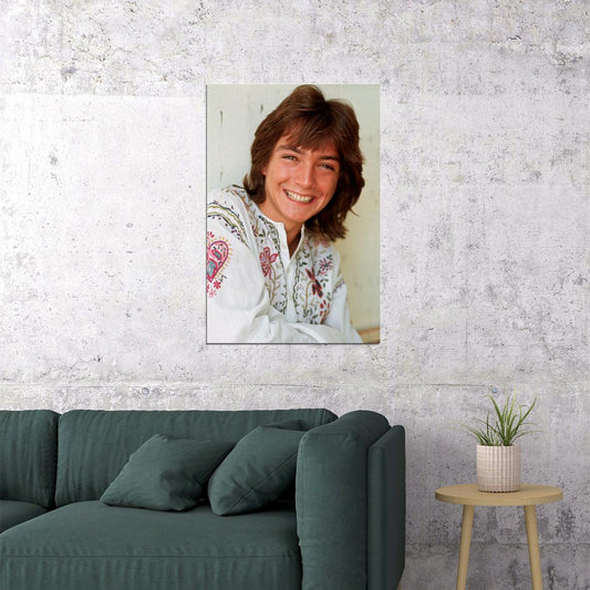 Actor David Cassidy Smiling American Singer Poster Wall Art Print Home Wall Decor - xonomax