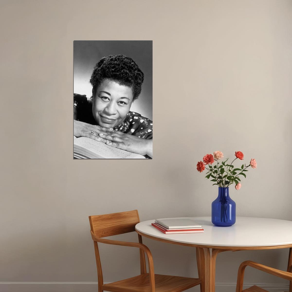 Ella Fitzgerald Jazz Musician Poster Wall Art Print Home Wall Decor - xonomax