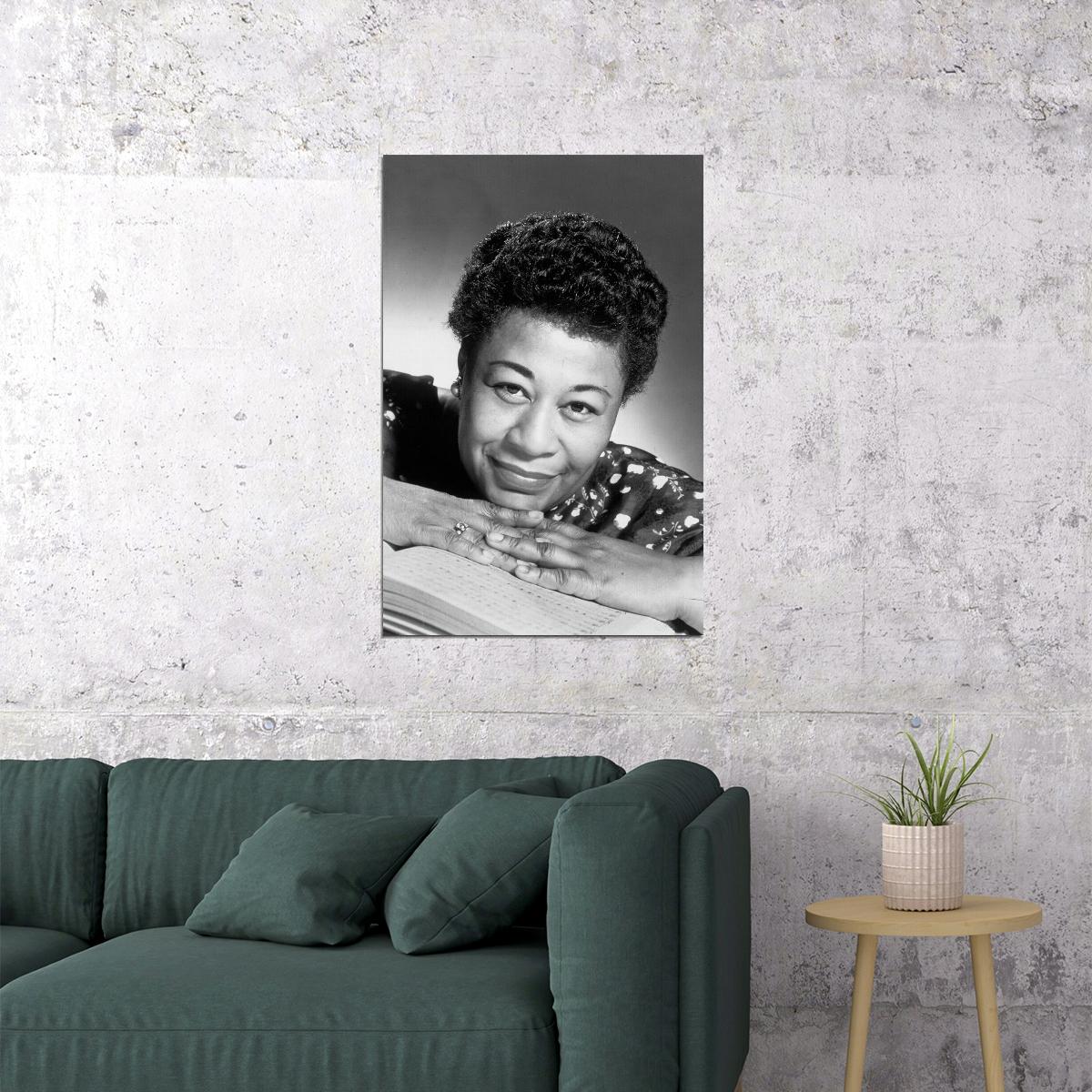 Ella Fitzgerald Jazz Musician Poster Wall Art Print Home Wall Decor - xonomax