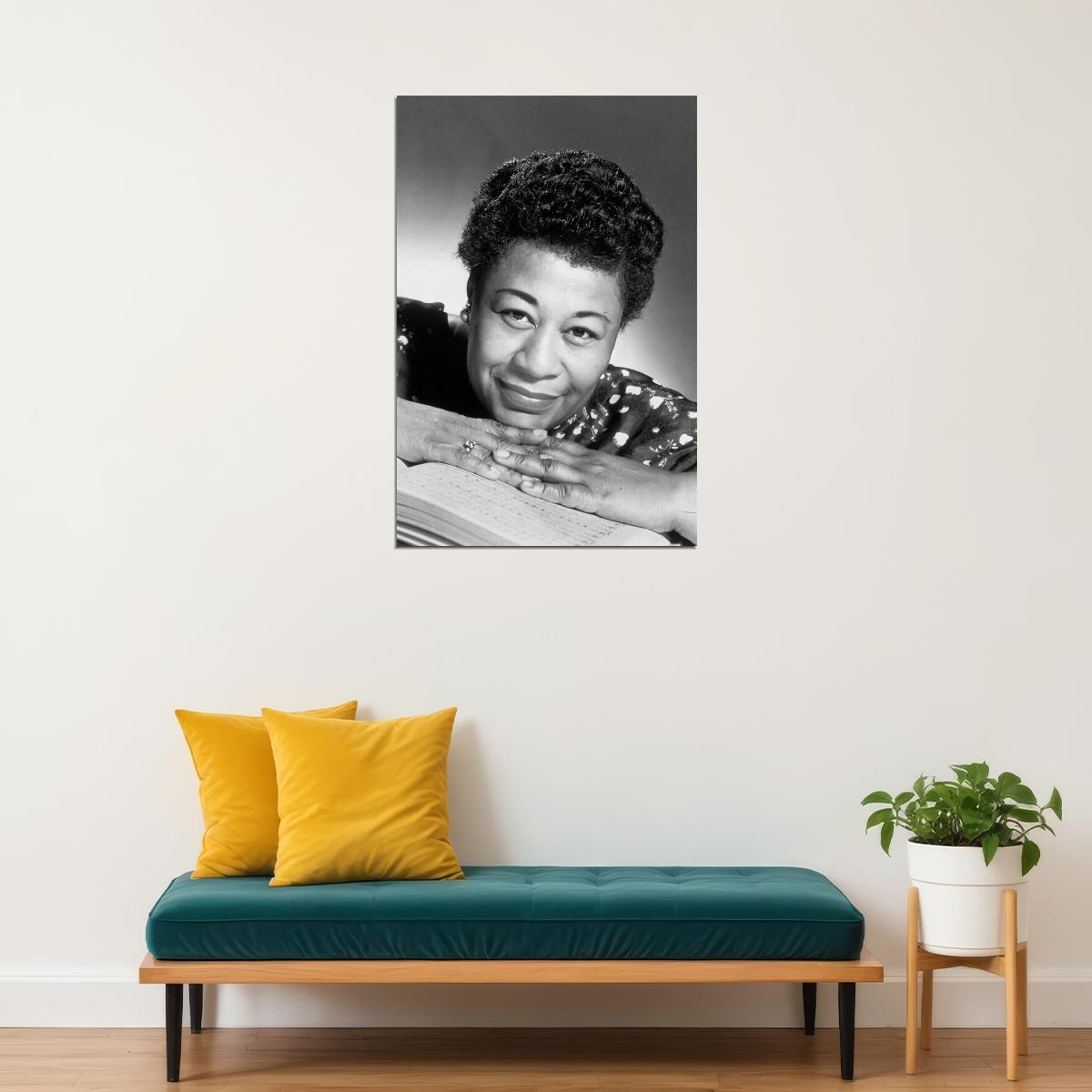 Ella Fitzgerald Jazz Musician Poster Wall Art Print Home Wall Decor - xonomax