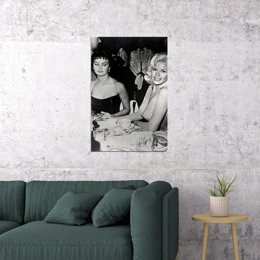Sophia Loren Jayne Mansfield Parsons Actors Poster Wall Art Print Home Wall Decor - xonomax