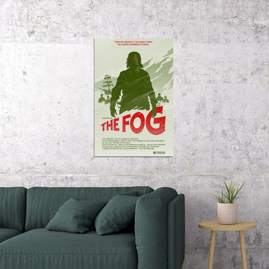 The Fog John Carpenter Jamie Lee Curtis Horror Movie Poster Wall Art Print Home Wall Decor - xonomax