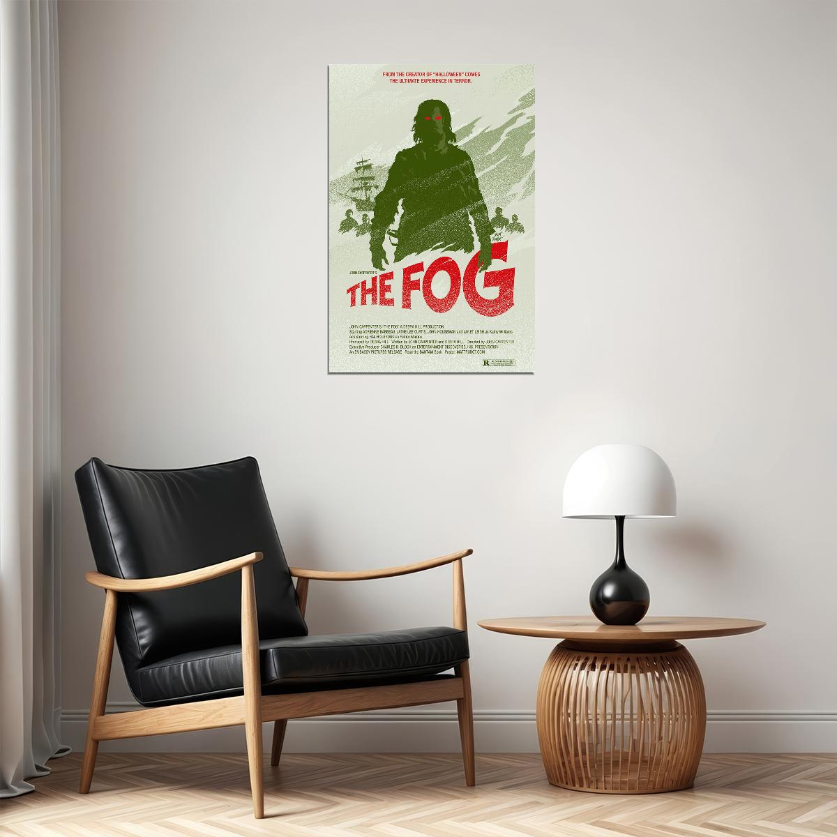 The Fog John Carpenter Jamie Lee Curtis Horror Movie Poster Wall Art Print Home Wall Decor - xonomax