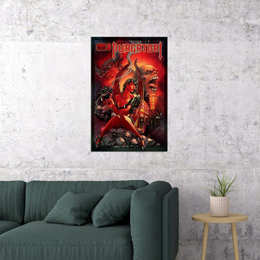 Purgatori Chaos Dynamite Comic Sexy Lady Poster Wall Art Print Home Wall Decor - xonomax