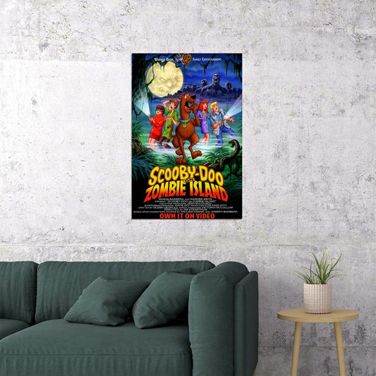 Scooby Doo On Zombie Island Mystery Incorporate Cartoon Poster Wall Art Print Home Wall Decor - xonomax