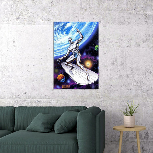 Silver Surfer Cosmic Universe Poster Wall Art Print Home Wall Decor - xonomax