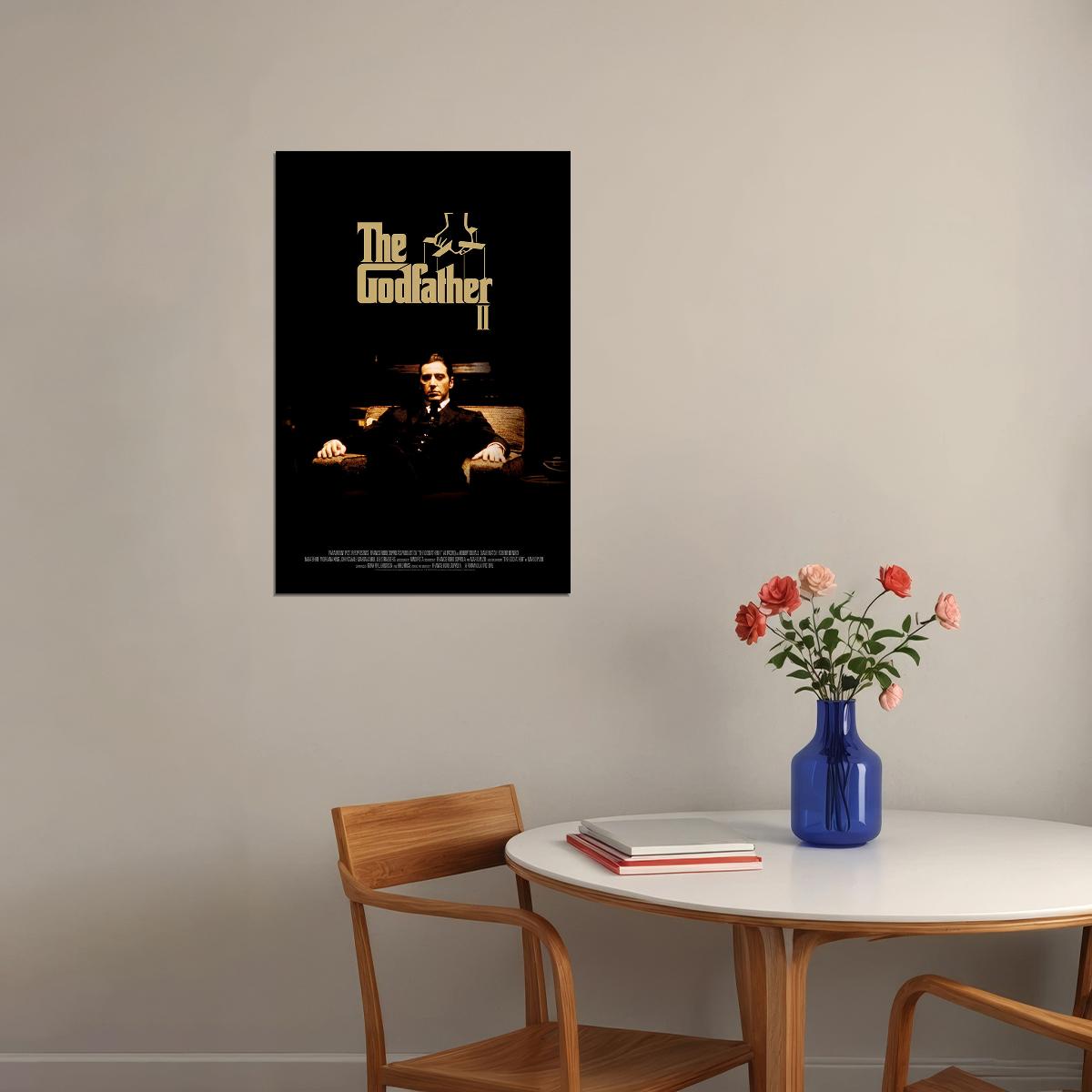 The Godfather Part Ii Movie Crime Drama Poster Wall Art Print Home Wall Decor