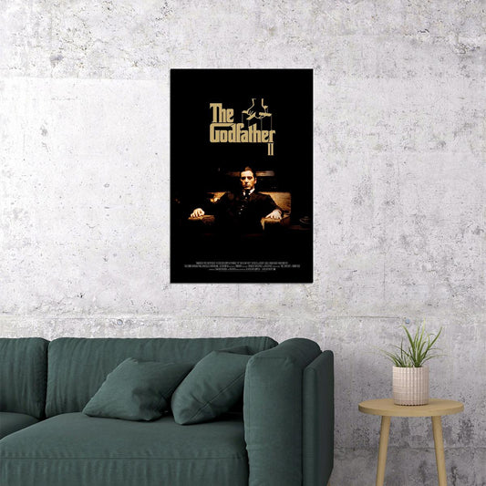 The Godfather Part Ii Movie Crime Drama Poster Wall Art Print Home Wall Decor - xonomax