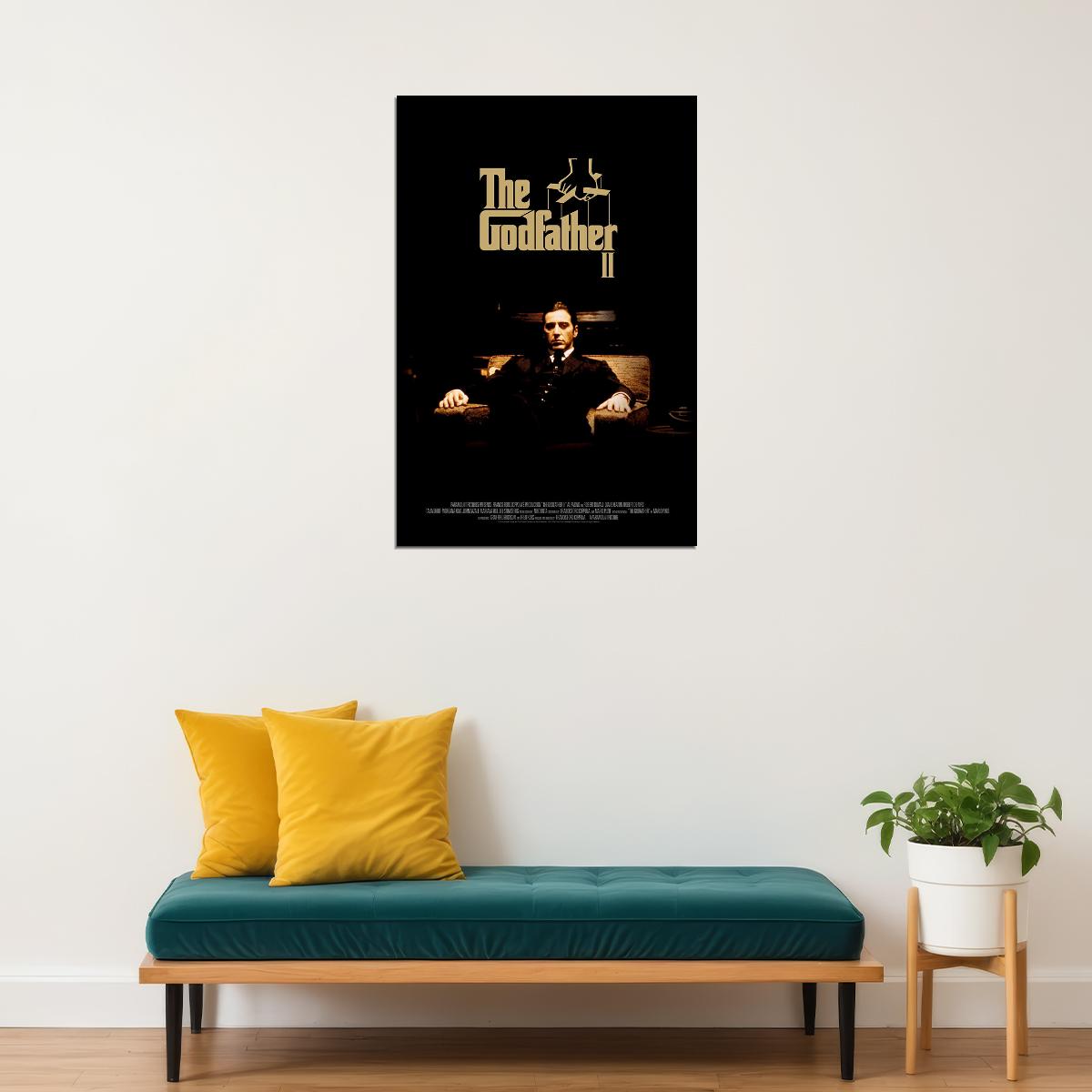 The Godfather Part Ii Movie Crime Drama Poster Wall Art Print Home Wall Decor
