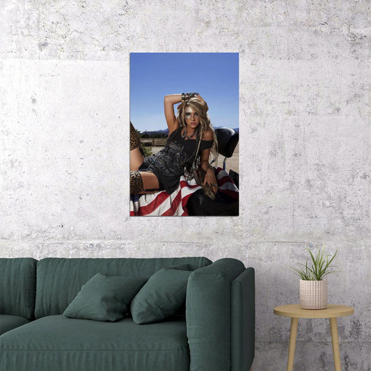Kesha American Pop Singer Rapper And Songwriter Poster Wall Art Print Home Wall Decor - xonomax