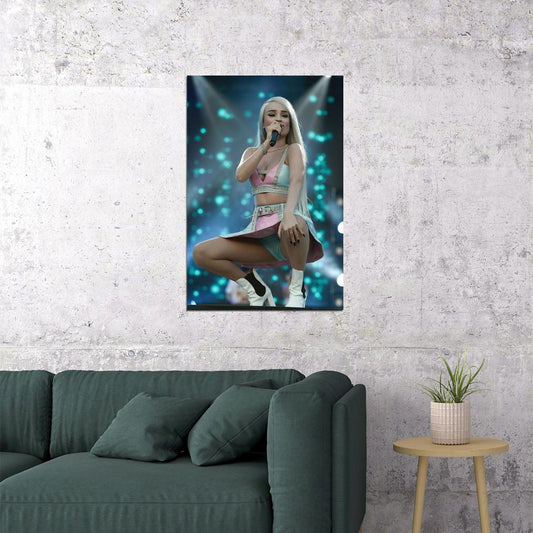 Kim Petras German Songwriter Model And Singer Poster Wall Art Print Home Wall Decor - xonomax