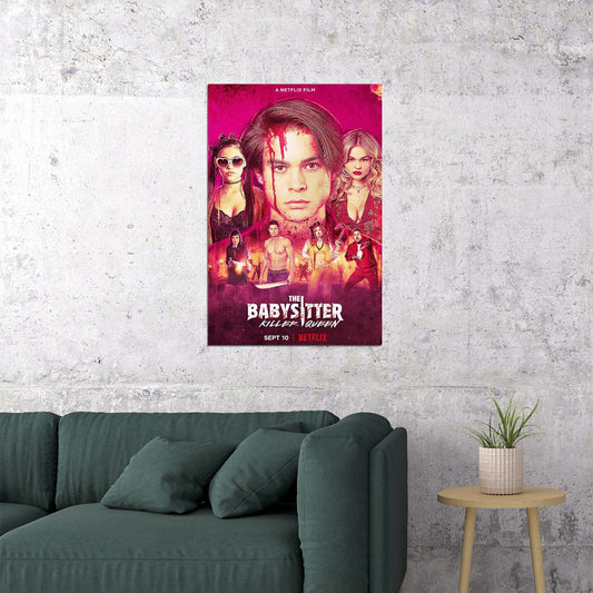 The Babysitter Killer Queen Movie Comedy Horror Poster Wall Art Print Home Wall Decor - xonomax