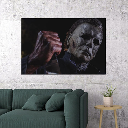 Halloween Movie Horror Action Michael Myers Poster Wall Art Print Home Wall Decor - xonomax