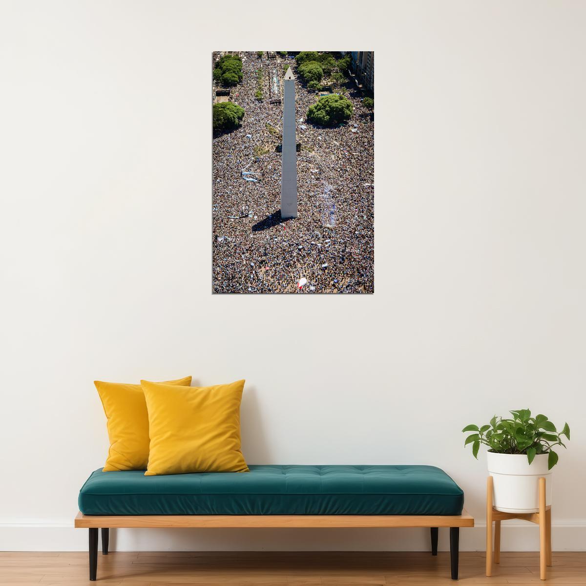 World Cup Champions Celebration 2022 Argentina Sport Poster Wall Art Print Home Wall Decor - xonomax