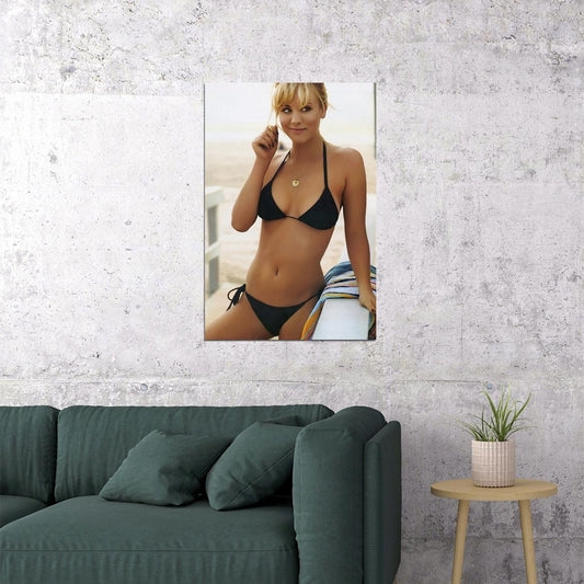 Kaley Cuoco Celebrity Cinema Actress Artist Poster Wall Art Print Home Wall Decor - xonomax