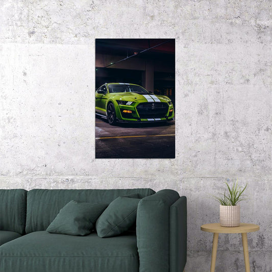 Ford Mustang Ford Racing Car Vintage Shelby Poster Wall Art Print Home Wall Decor - xonomax