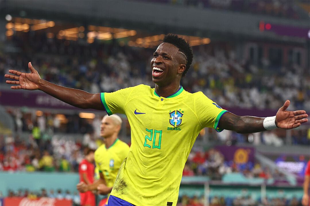 Vini Jr Goal Celebration Brazil World Cup Poster Wall Art Print Home Wall Decor - xonomax