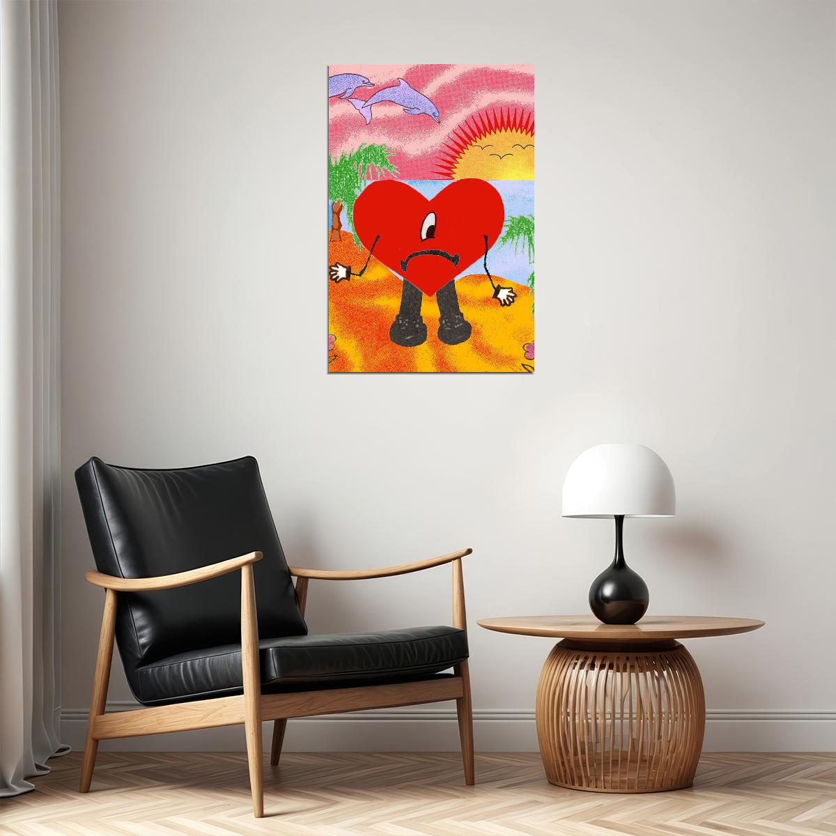 Rapper Bad Bunny Un Verano Sin Ti Poster Wall Art Print Home Wall Decor - xonomax
