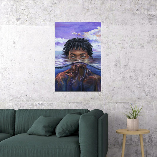 Redveil Learn 2 Swim Studio Album Poster Wall Art Print Home Wall Decor - xonomax