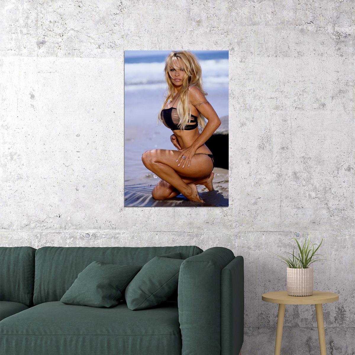 Pamela Anderson 80s 90s Movie Actor Hot Model Poster Wall Art Print Home Wall Decor - xonomax