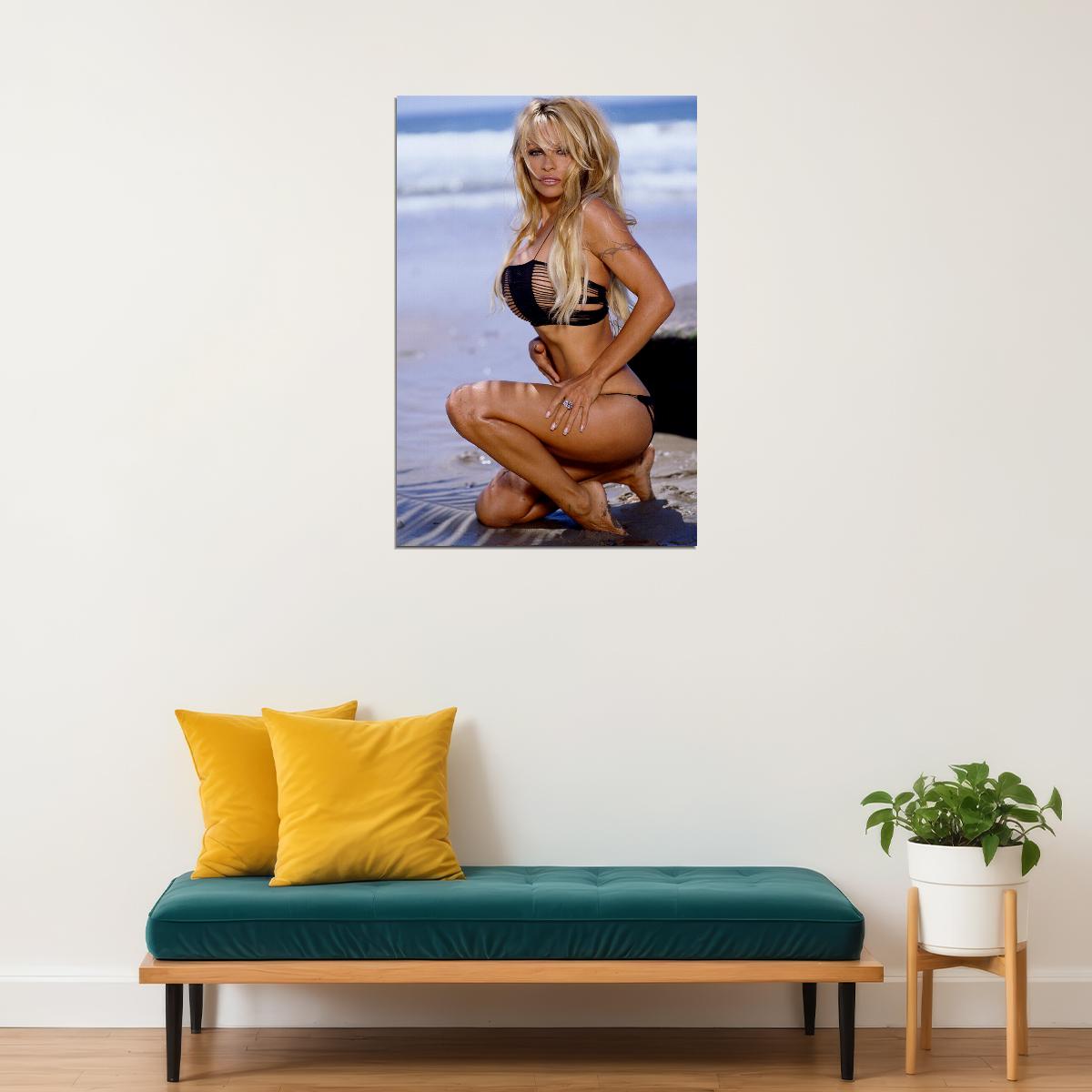 Pamela Anderson 80s 90s Movie Actor Hot Model Poster Wall Art Print Home Wall Decor - xonomax