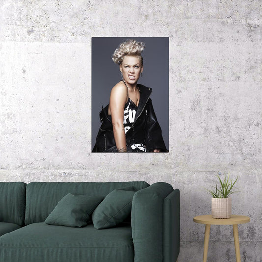 Pink Famous American Singer Pop Music Poster Wall Art Print Home Wall Decor - xonomax