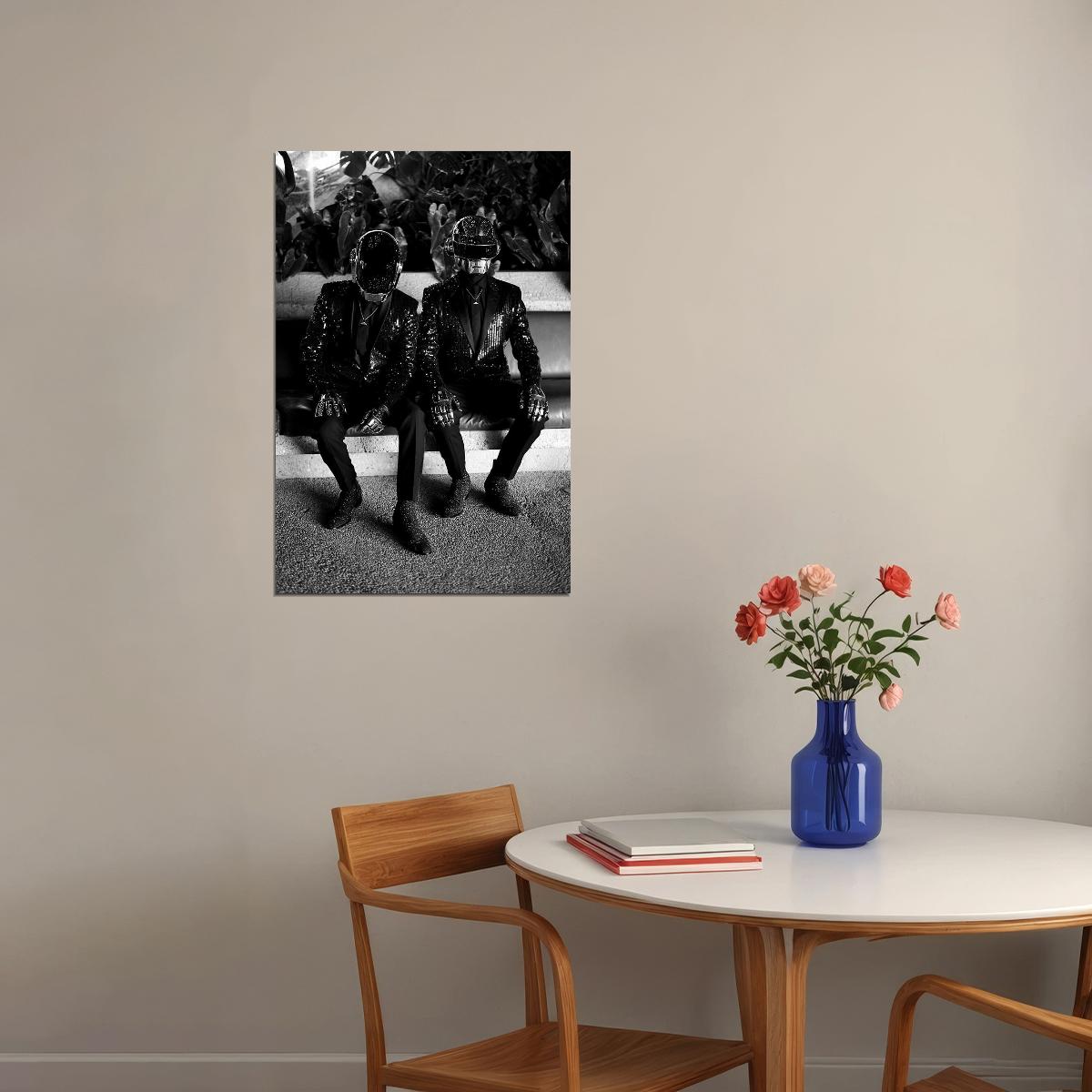 Daft Punk Music Star Music Duo Musician Poster Wall Art Print Home Wall Decor - xonomax
