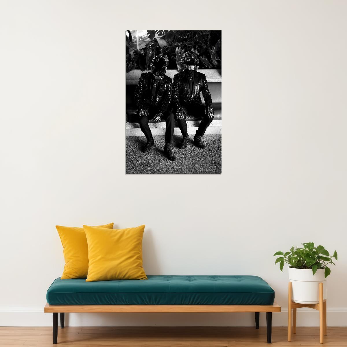 Daft Punk Music Star Music Duo Musician Poster Wall Art Print Home Wall Decor - xonomax