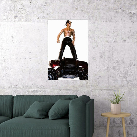 Travis Scott Rodeo Hip Hop Trap Music Album Poster Wall Art Print Home Wall Decor - xonomax