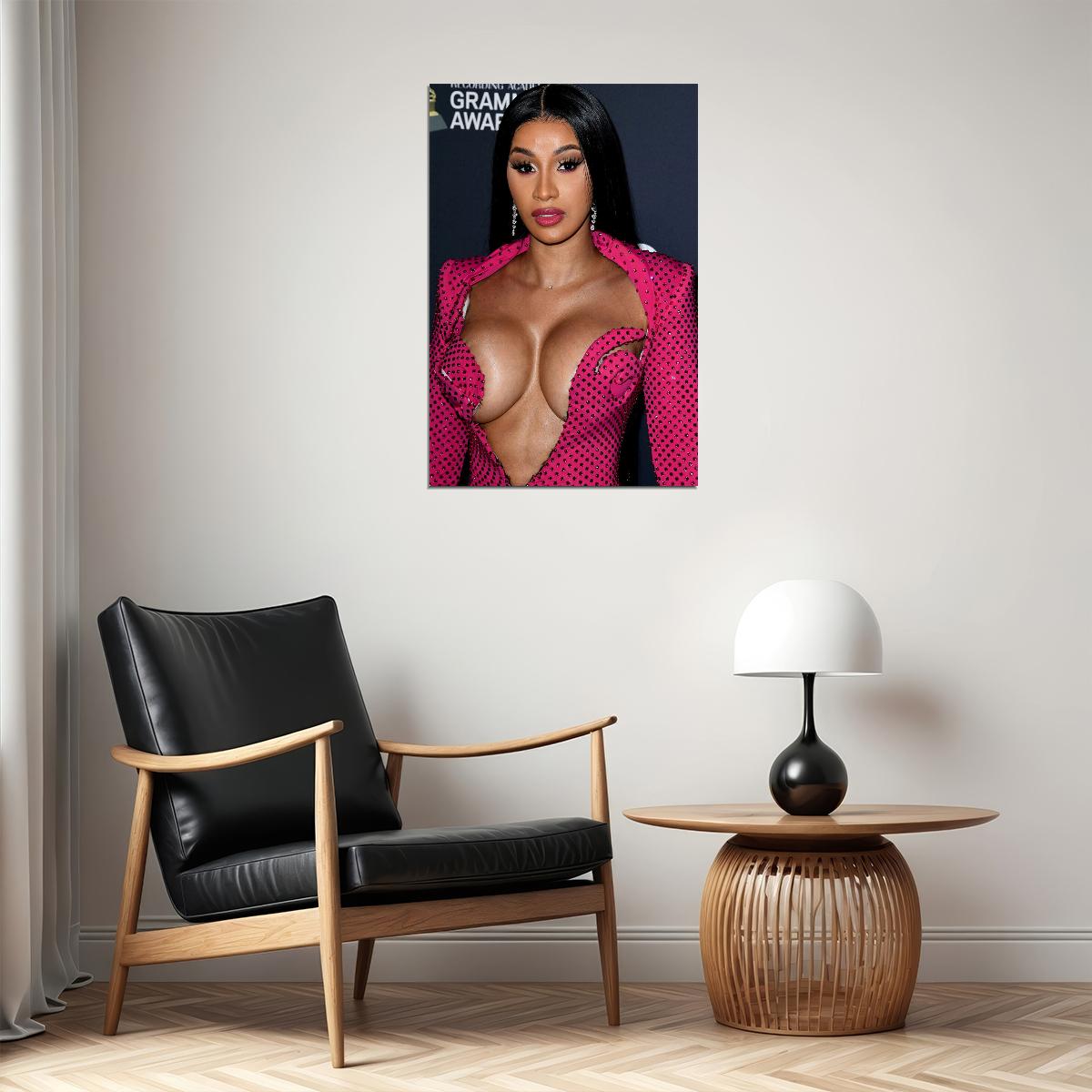 Cardi B American Fashion Female Rapper Singer Poster Wall Art Print Home Wall Decor - xonomax